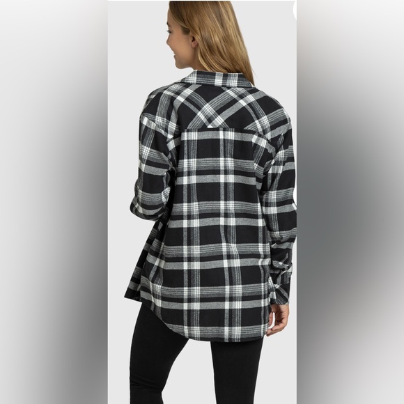 Boston Traders Black & White Flannel Shirt - Picture 7 of 7